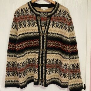 Vintage Susan  Bristol 100% wool Cardigan